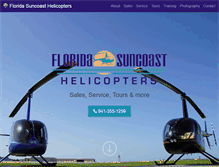 Tablet Screenshot of floridasuncoasthelicopters.com
